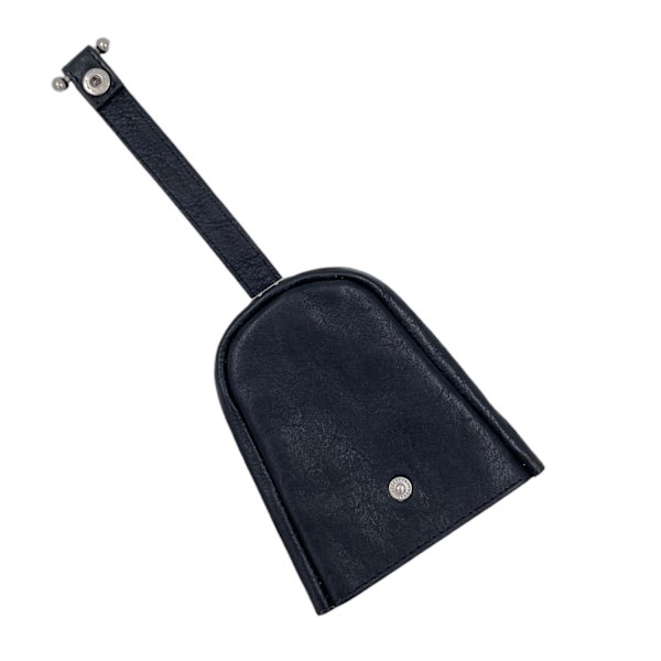 Nyckelhållare i äkta läder, svensk design, rymlig Svart black one size