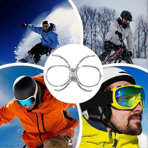 [LCS]2025 Optiske indsatser til briller Bøjelig Rx-adapter til motocross og snowboards