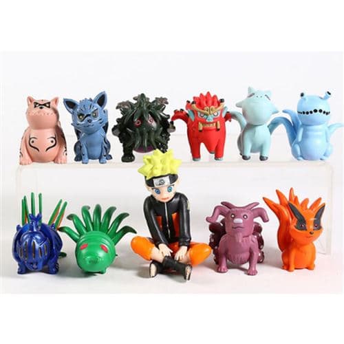 [LCS]Sæt med 11 delikate Naruto Uzumaki figurer i æske