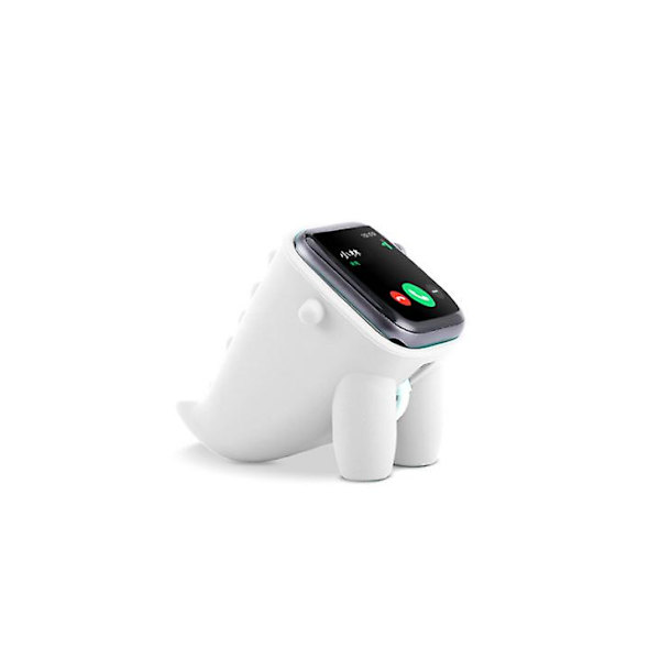 Hållare för Apple Watch Series Ställ Nattduksbord Silikon Hemladdning white