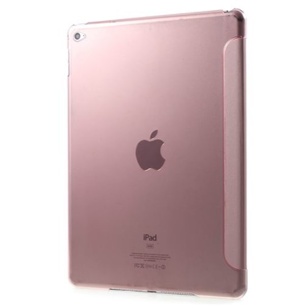 Trefaldigt PU- case i rosa guld för din Apple iPad Air 2