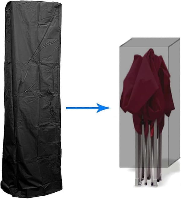 [LCS] Pop-up Tältskydd Dammskydd, Oxfordduk Tältskydd Vattentätt Skyddsfodral Med Dragsko 30*30*153cm