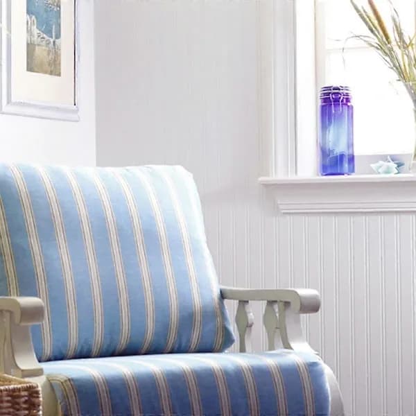 [LCS]Beadboard wallpaper white Super Fresco paintable 17267