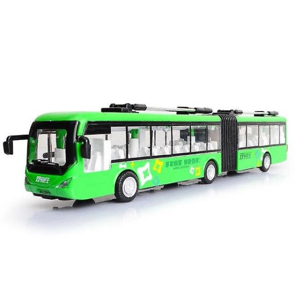 1:32 legering pull back dubbeldäckare stadsbuss modell