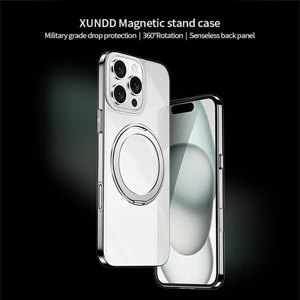 XUNDD Zero Sense Series Mobilskall til iPhone 16 Pro MagSafe Svart