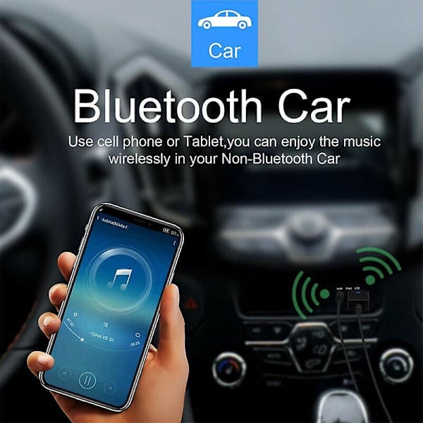 5.0 USB 2 i 1 Bluetooth Audio Receiver Transmitter Trådløs Adapter Kompatibel med TV Bil