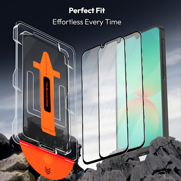 [LCS]2-pack Samsung A26 Screen Protector - Tempered Glass | [Automatic Installation] - Bubble-free Samsung A26
