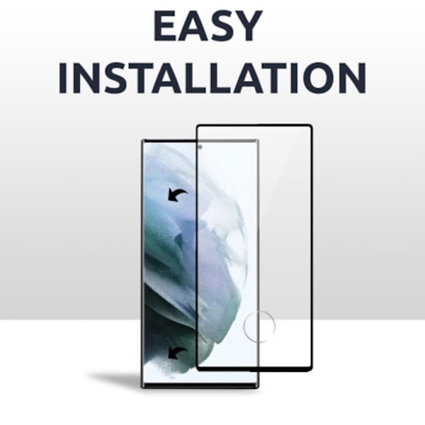 Samsung S22 ULTRA skärmskydd 9H passar skal laddare