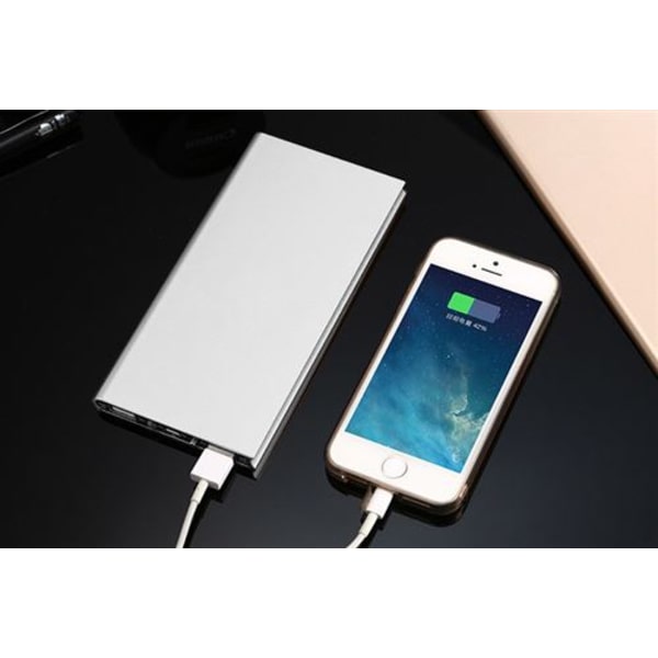 Externt Platt Batteri Kompatibelt med IPHONE 7 Plus Smartphone Tablet Univ