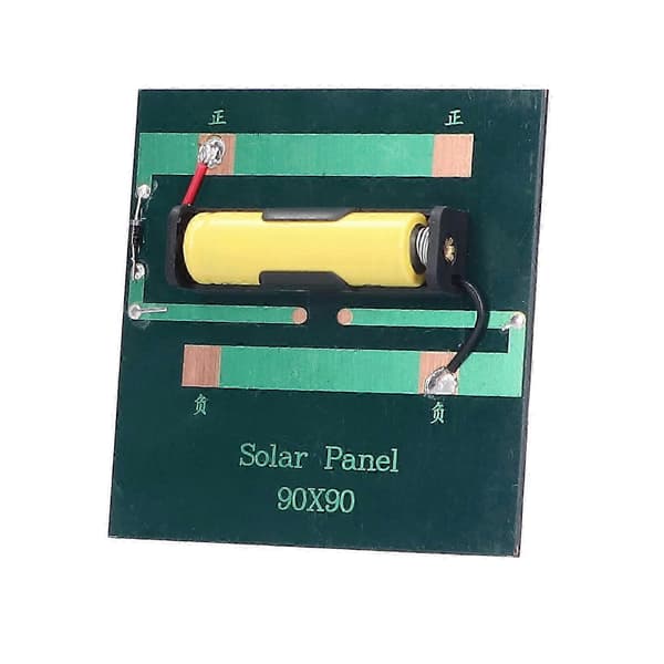 [LCS] Solopladepanel Solpaneloplader Celleopladepanel 1W DC2V til 1.2V AA-batterier Strømforsyning