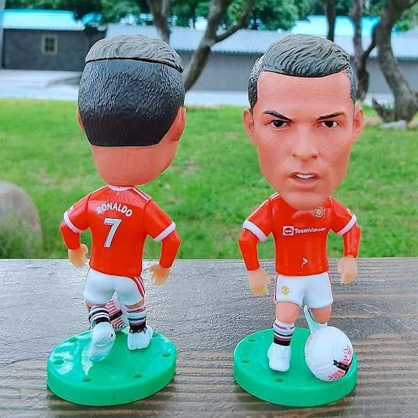 Fodboldspiller minifigurer Realistiske spark og præcise detaljer Cristiano Ronaldo B