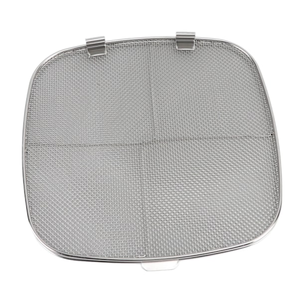 Fritørsprutbeskyttelse 304 Rustfritt Stål Dobbel Fritørsprutbeskyttelse for Oval Grillmaskin Hjem