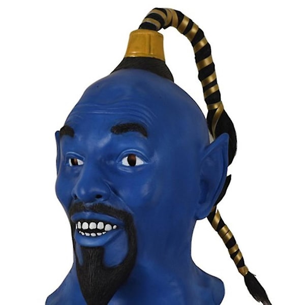 Aladdins Lampe Maske Halloween Latex Hovedbeklædning Cosplay Rekvisitter