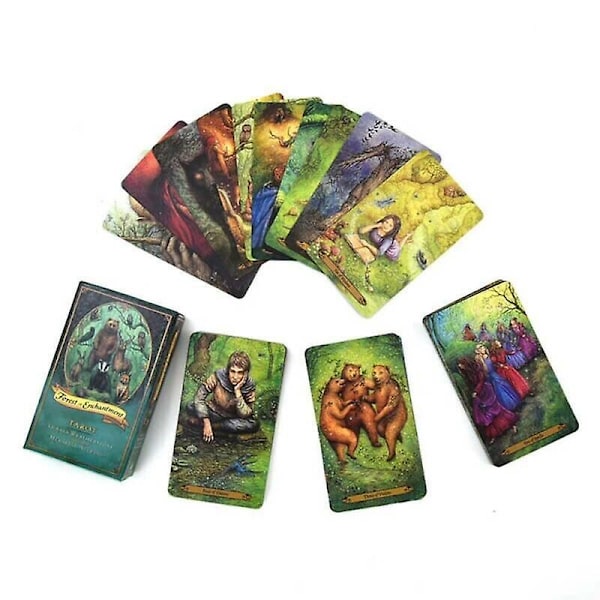 Magic Oracle -kortit, Lumouksen metsä, Lue kohtalo Tarot 78 kortin pöytäpelisetti