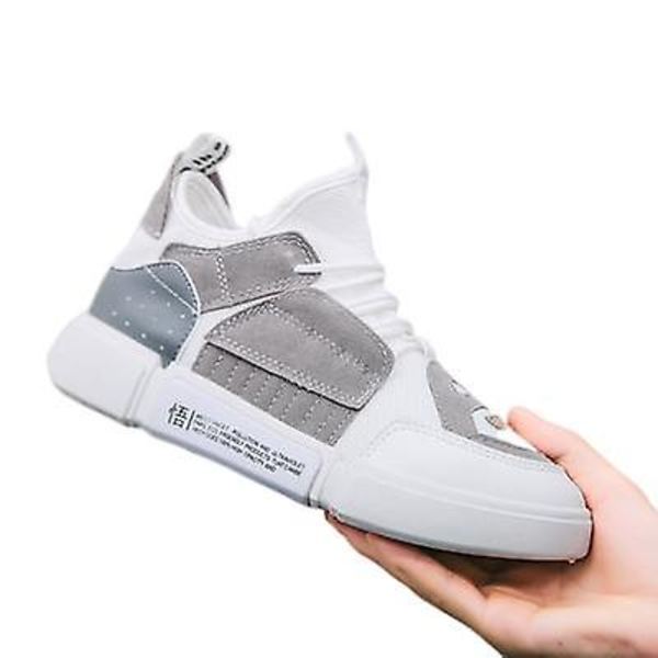 Afslappede Trendy Sko, Sneakers, Sports Løbesko White 40