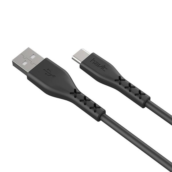 H68 Typ C USB -kabel Microusb Snabbladdning Usb-c trådbunden laddare Lämplig för Andoird mobiltelefon 1m flexibel och hög kvalitet