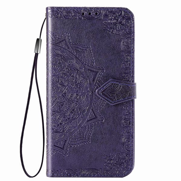 Mandala Blomsterpreget Deksel Til Xiaomi Poco X3 NFC Purple
