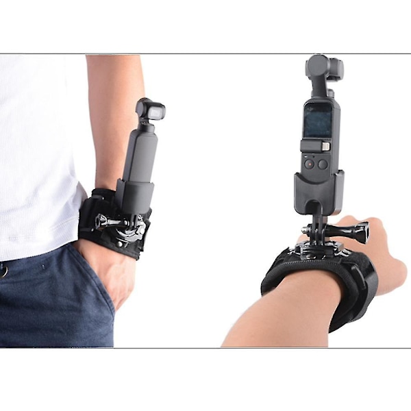 Dji Osmo Pocket 2 Kameratilbehør Udvidelsespakke Brystklipsbeslag Med Rygsæksclips Håndledsrem Monteringsbeslag LGL Sku1 and Chest strap