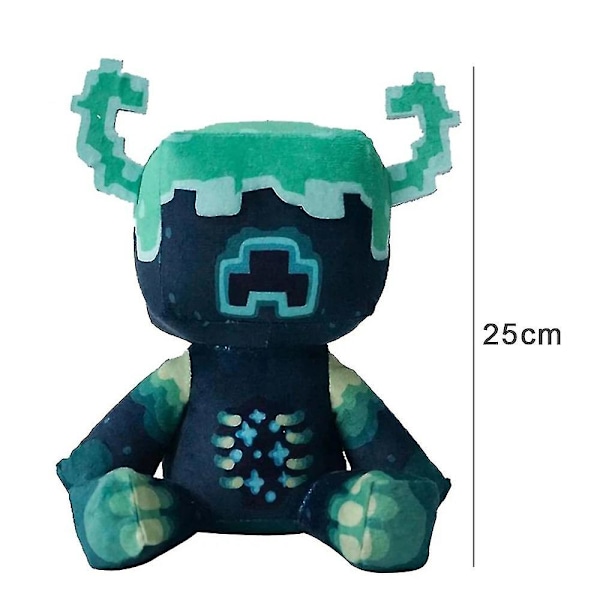 Minecraft Myk Myk Plush Doll Guardian Warden Pute Spill Stoffdyr Barn Gave
