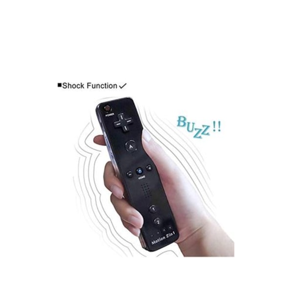 2 i 1 Wiimote Motion Plus Controller til Nintendo Wii og Wii U