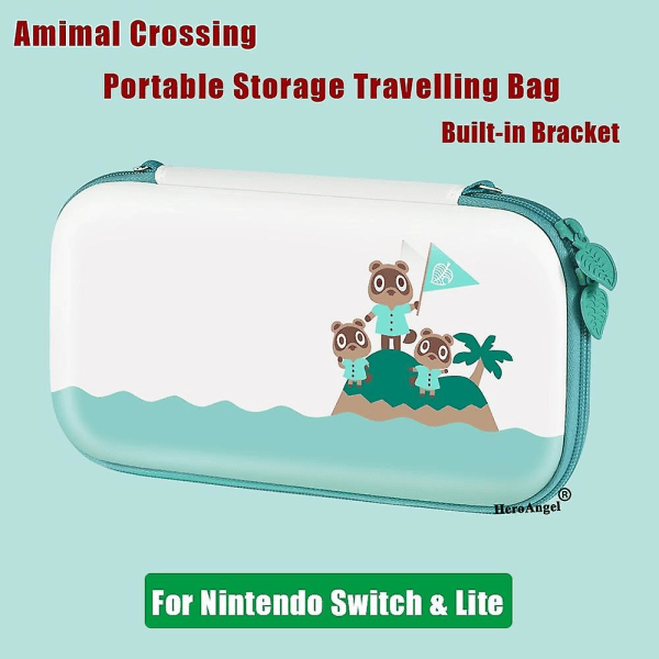 AnimalCrossing Cute Reseskyddande förvaringsväska för Nintendo Switch- case