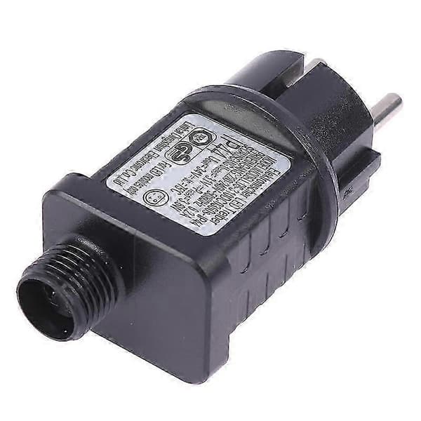 Vanntett IP44 LED-timer strømadapter med transformator for 3,6W 31V belysningsforsyning black