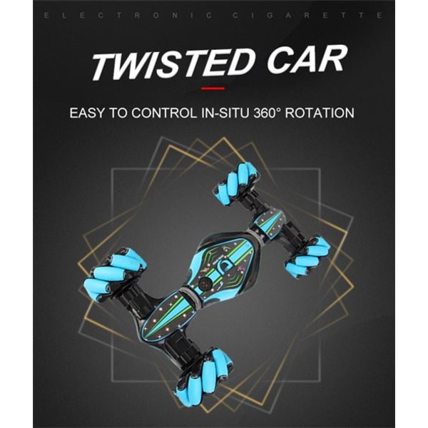 Jul Stunt Rc Gestdetektering Bil Torsionsfordonsdrift D