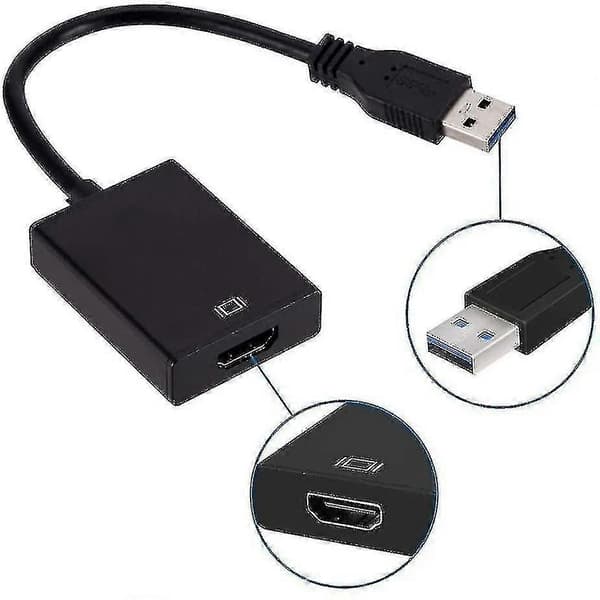 USB-HDMI-sovitin, USB 3.0/2.0 - HDMI 1080p -videokaapeli