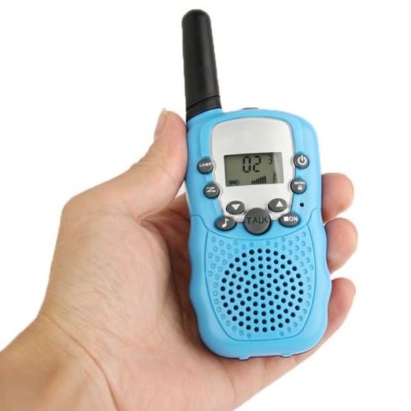 22-kanals walkie-talkie talknappstjänst LCD-skärm, 3 till 5 km, bel