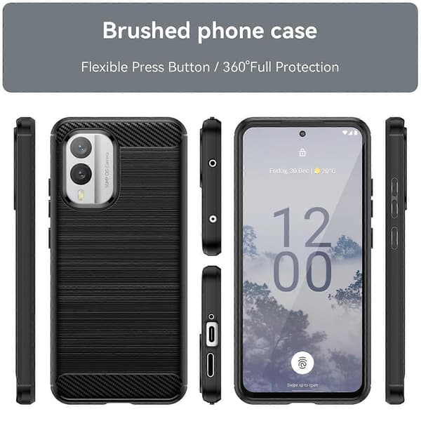 [LCS]TPU-puhelinkotelo Nokia X30 5G:lle Black