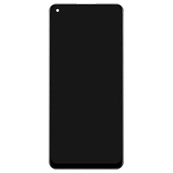 Til Realme 11 4G (159.9x73.3x7.95mm) Grade C LCD-skærm og Digitizer-samling + Rammedel (TFT Tec