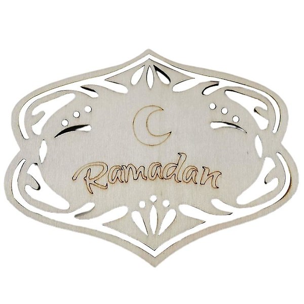 10 stk. Eid Mubarak Anheng Ramadan Trepynt Midtøsten Stil Uferdig Håndverk For B