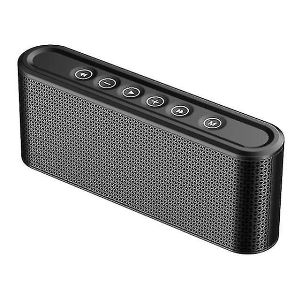 Worallymy X6 8000mAh Batteri Bluetooth V4.2+EDR Högtalare (Svart)