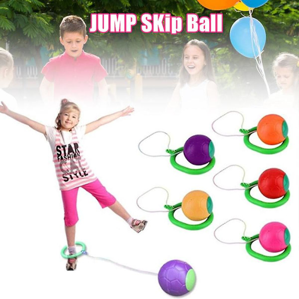 Hoppa över boll Barn tränar koordination och balanshopp Hoppa Lekplatsleksak Rose Red