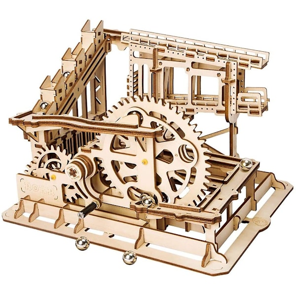 3D Träpussel Mekaniska Kugghjul Set DIY Monteringsmodell Kit Trä Hantverk Kit Hjärngympa Spel Byggset