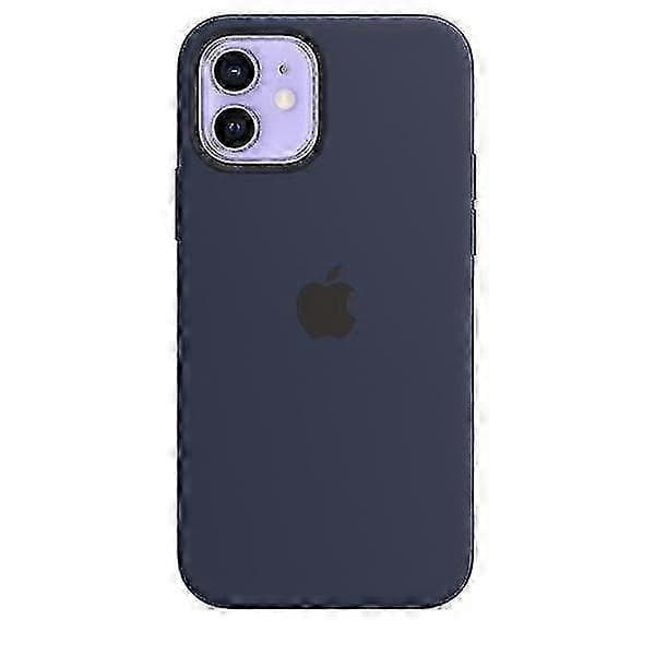 Silikondeksel for iPhone 12 og 12 Pro Beskyttelsesdeksel Deep Navy 12 Pro MAX