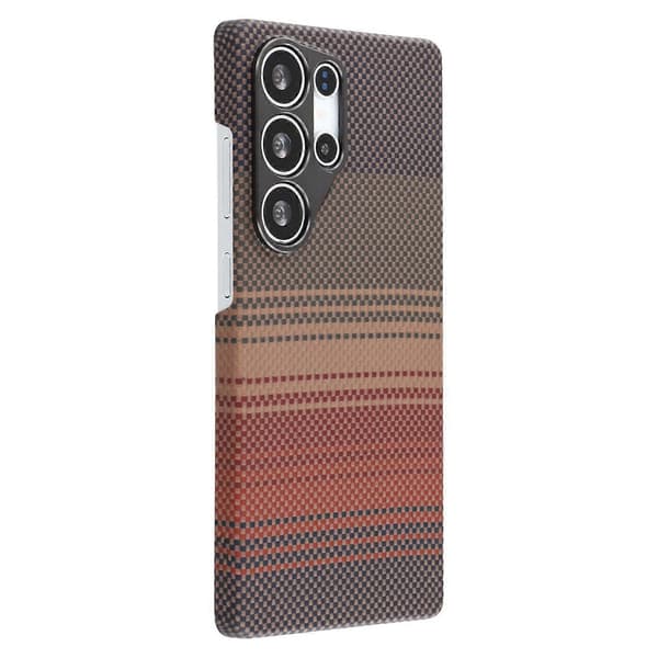 [LCS]Kompatibel med Galaxy S25 Ultra Mobilskal Multicolor Sunset Yellow