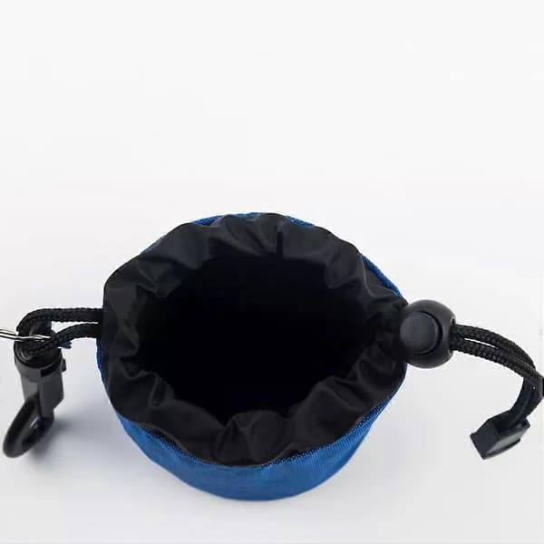 Polyester hundetreningsveske for turgåing og løping, godbitpose for hund, snackpose for trening av hundevalp blue