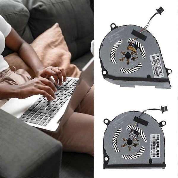 Højhastigheds CPU GPU køleventilator L53541-001 L53542-001 til ENVY X360 15-DS CPU GPU