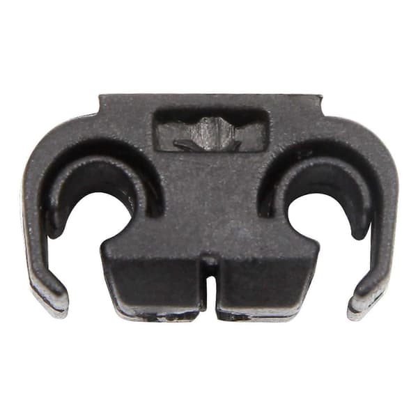 40kpl 2 jarruputkilinjan pidike 811611797 kaksoisputkipidike 4,75mm musta black