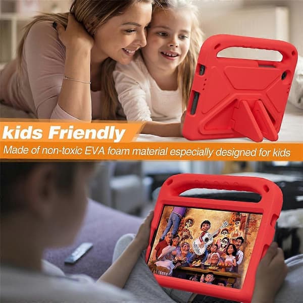 [LCS]Kompatibel med Lenovo Tab K9 / One Case Håndgreb Kickstand Tablet EVA Cover Red