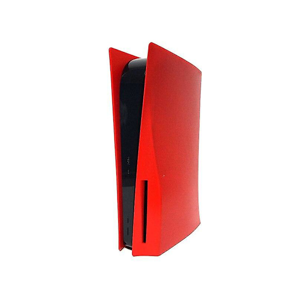 PS5 DIY byt färg skal spelkonsol utbytbar panel slitstark ombyggnad hölje skydd för Playstation 5 tillbehör Red disc version