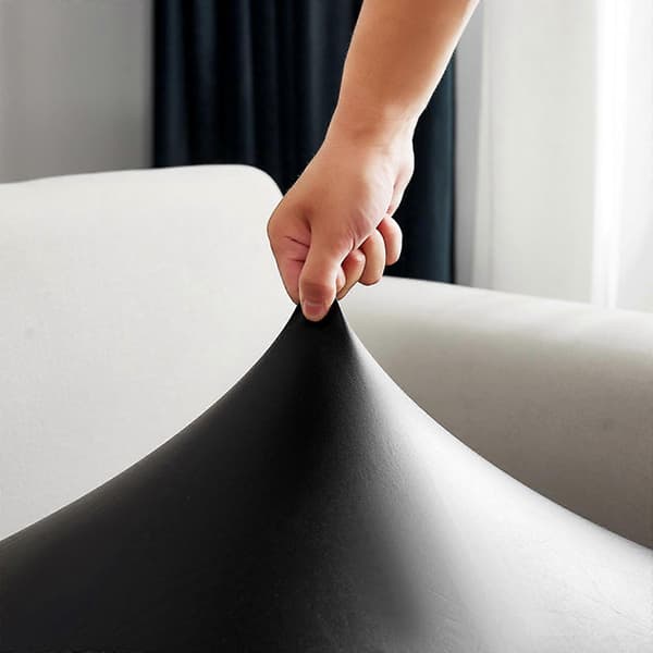 [LCS]PU Läder Soffkuddfodral Andningsbart för Husbilsälskare 1 Seater