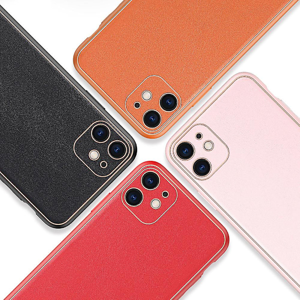 Stødsikkert etui kompatibelt med Iphone 12 12pro 12pro Max Mini Orange iPhone 12 Mini
