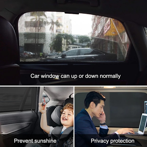 stk Bil Solskjermer - Stylingtilbehør, UV-beskyttelse, Sidevindu, Solskjermingsnett, Solskjerm, Vindusfilm SUV universal front window