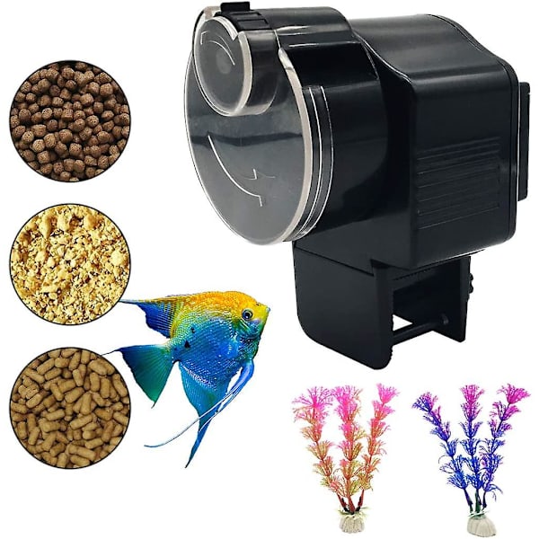 Automatisk fiskefoderautomat til akvarium med automatisk timer