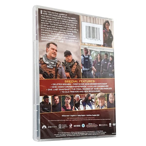 [LCS]NCIS: Los Angeles Den Sidste Sæson (Sæson 14) DVD - Komplet 6-Disc Sæt, Original Engelsk Lyd Engelsk Version