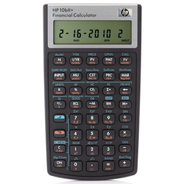 HP 10bII Lommeregner
