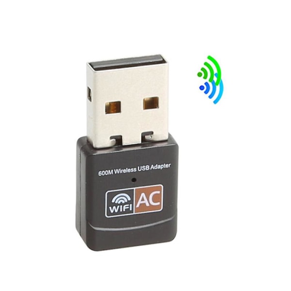 600/1200mbps Mini trådlös Dual Band USB Wifi Adapter Antenn Nätverksadapter A