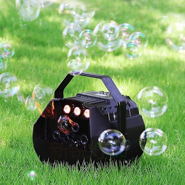 LED Mini Boblemaskin Sceneeffekt Boblemaskin Bryllupsscene Romantisk Bobledekorasjon
